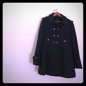Victoria's Secret navy blue military peacoat