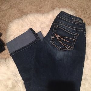 Silver ankle length jeans