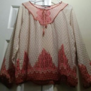 Rose & Olive Print Blouses