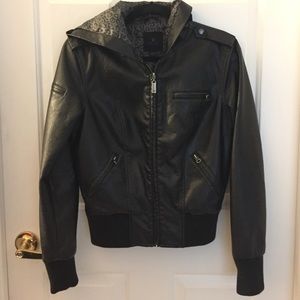 Faux Leather Jacket