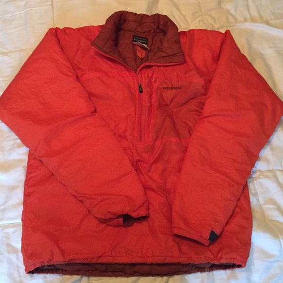 Vintage orange Patagonia puffy pullover - Picture 1 of 4