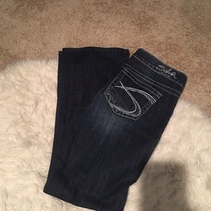 Silver jeans