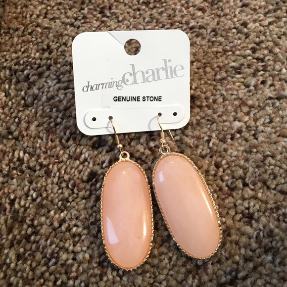 Light Pink Charming Charlie Earrings NWT