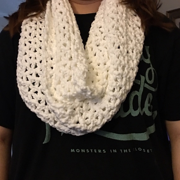 Handmade infinity scarf