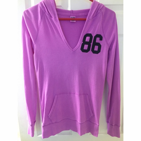 VS Pink Waffle Sleep Shirt