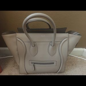 Celine Mini Luggage Tote (Dune/Sand)