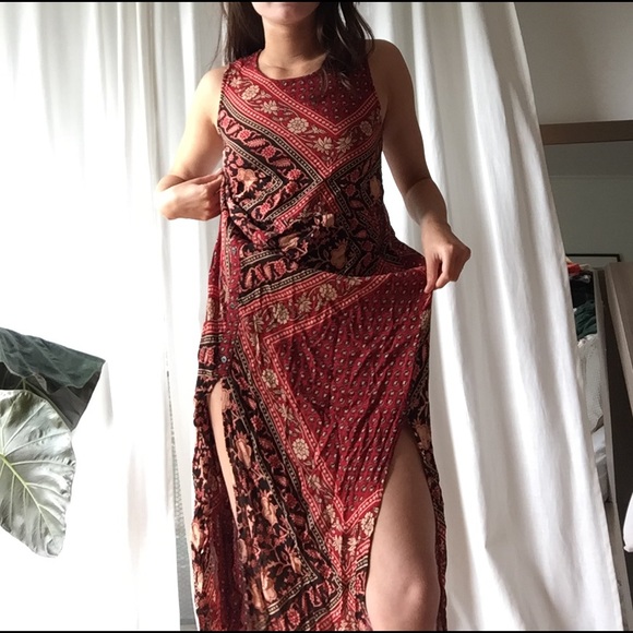 Urban Outfitters Patterned Maxi Dress