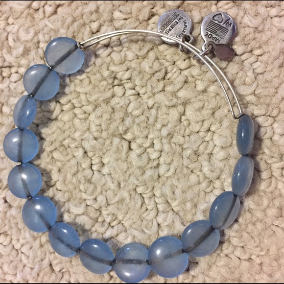 Alex & Ani blue beaded bangle
