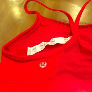 Lululemon red sports bra
