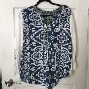 Tribal flowy shirt