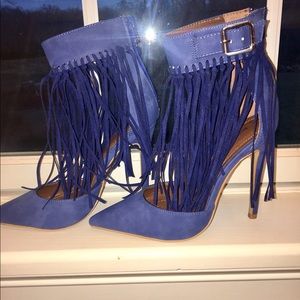 Fringe heels