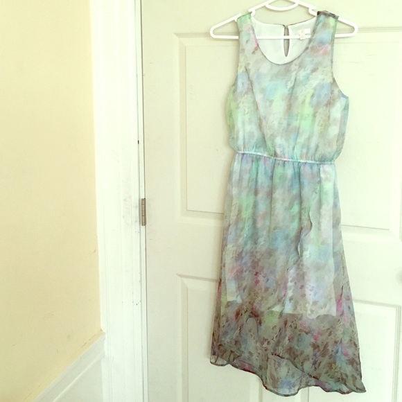 Beautiful Flowy Artsy Pastel Dress