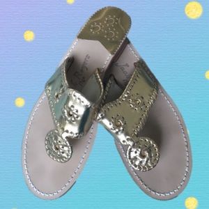 Jack Rodgers Gold Sandals