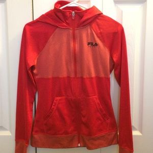 Red Fila Sport athletic sweatshirt