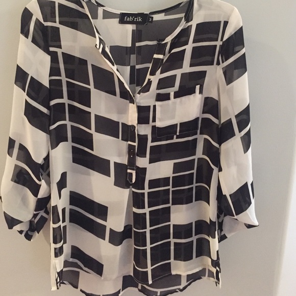 Boutique sheer blouse