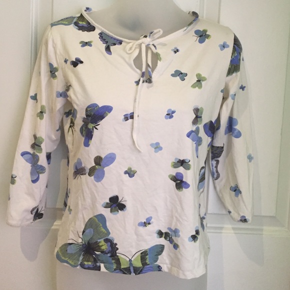 Harolds Blue butterfly long sleeve