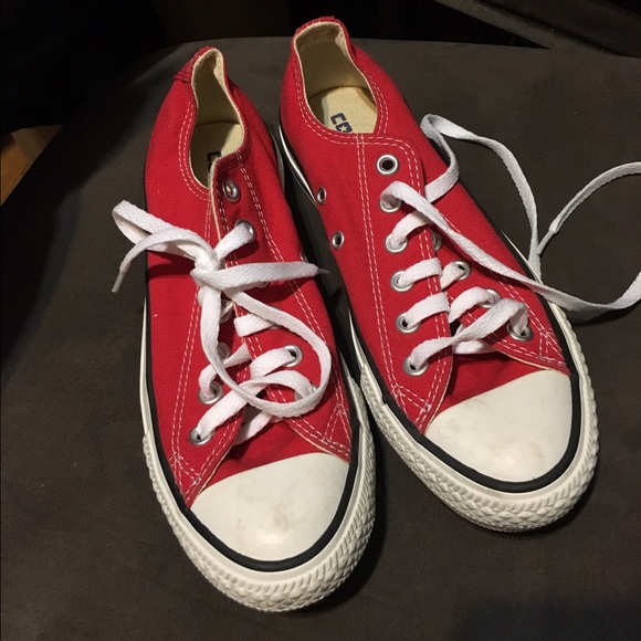 Red Low Top Converse