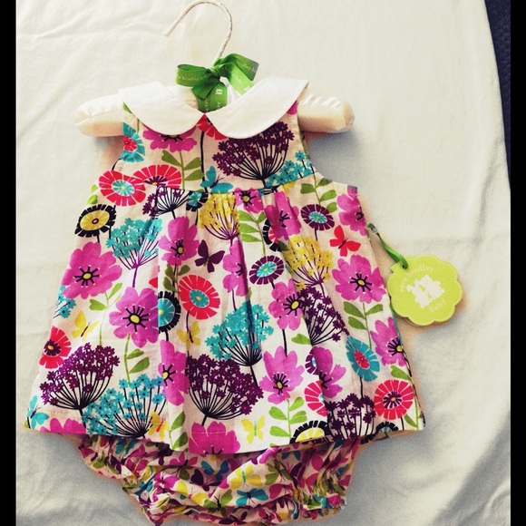Vera Bradley baby | Dress & Bloomers in Flutterby - Picture 1 of 2
