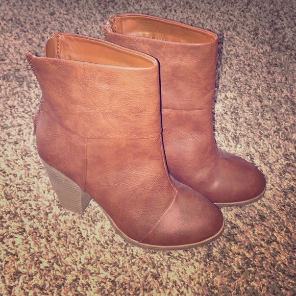 Tan Booties