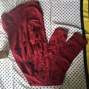 Calvin Klein red tights