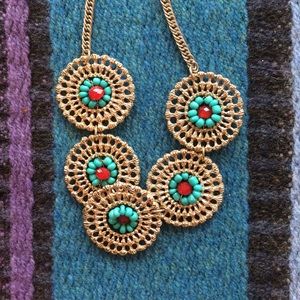 Rose-gold pendant necklace