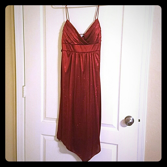 Red sparkly dress