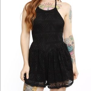 Cotten Candy black Romper