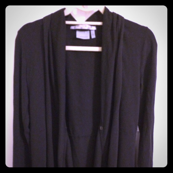 Athleta Black Open Cardigan Wrap