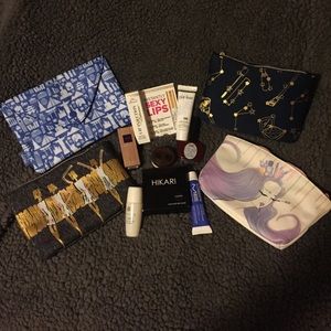 4 Ipsy Bags and 8 beauty products