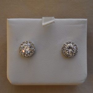 CZ stud earrings