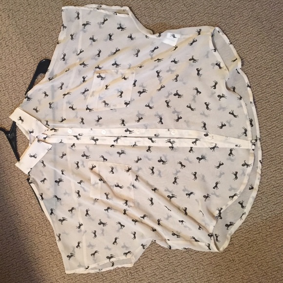 Lush Cold Shoulder button up