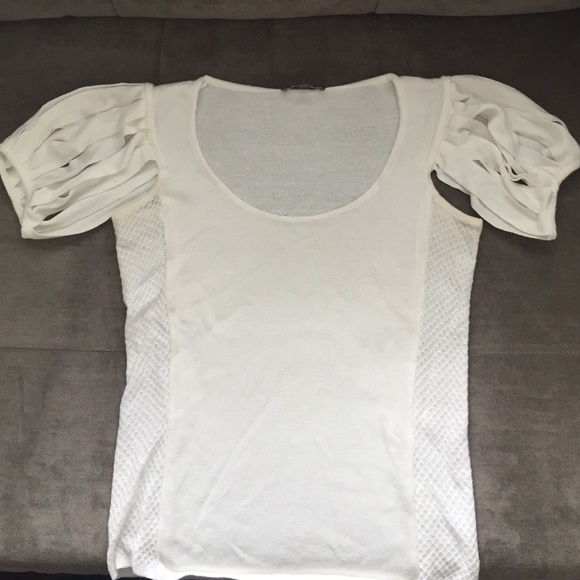 My fav sweater with ribbon straps sleeves size XS