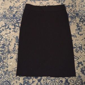 Adrienne Vittadini Black Pencil Skirt