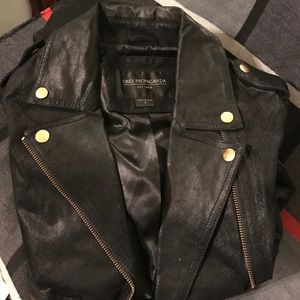 Obey leather jacket!
