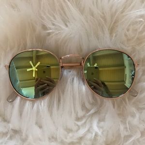 Round Mirrored B.P. Sunglasses