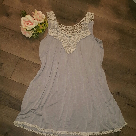 LACE BODICE TUNIC/DRESS