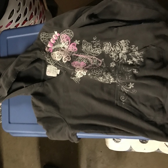 Cute print gray sweatshirt!! Children place !