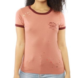 Obey women's "Mural Services" Shirt