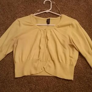Yellow Cardigan