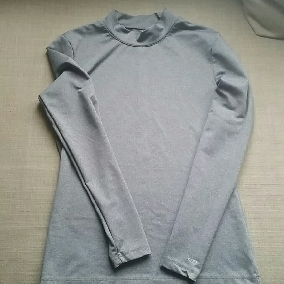 Champion mock turtle neck fitness shirt