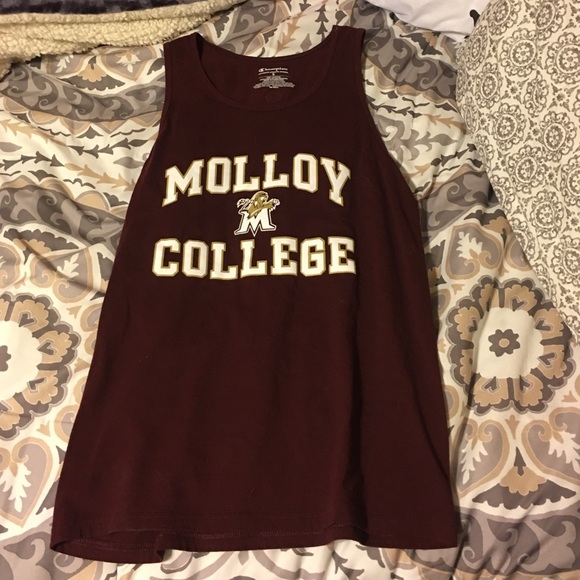 Brand new Molloy College tank top
