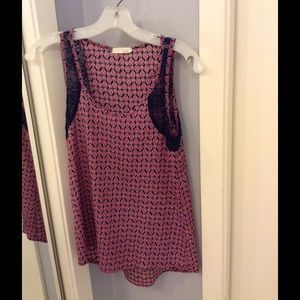 Lush high low owl tank