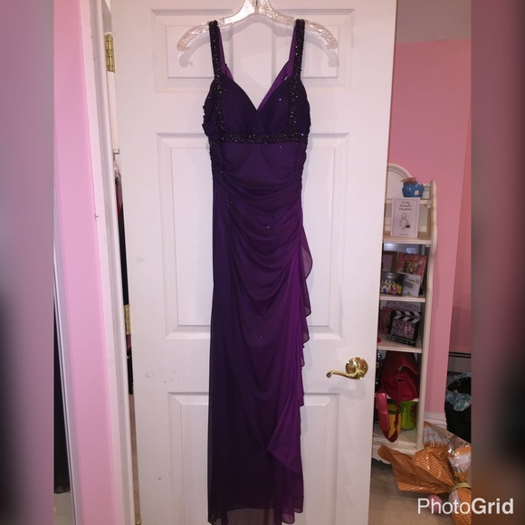 Purple prom dress