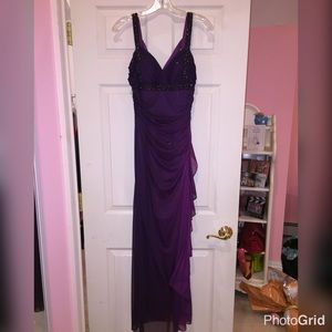 Purple prom dress