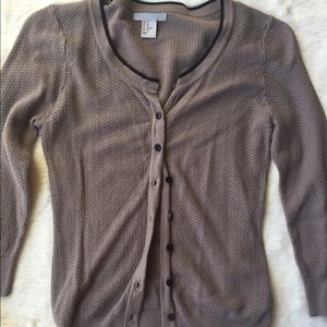 Taupe cardigan