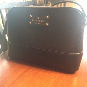 Kate Spade Black Leather Hanna Crossbody