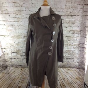 Neon Buddha military style jacket