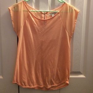 Peach American Eagle short sleeve tee