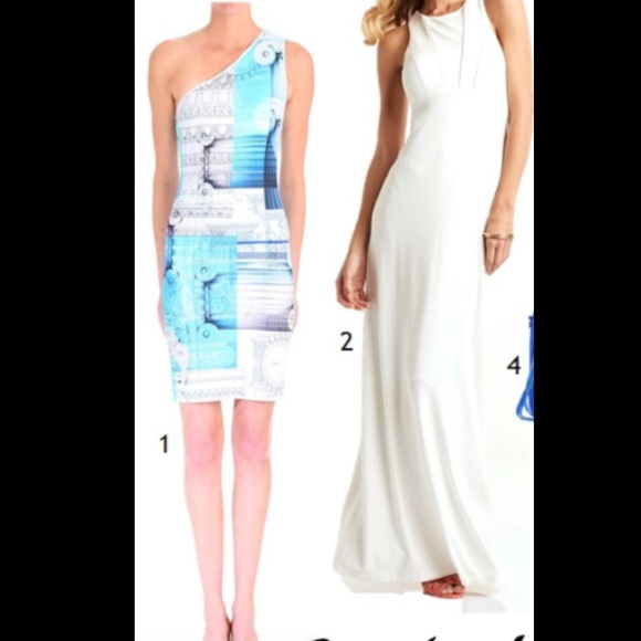 clover canyon classical order shoulder dress