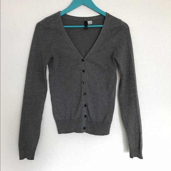 Patch sleeve cardigan